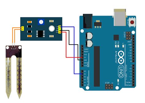 arduino soil humidity sensor diagram